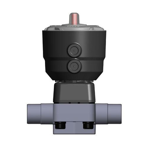 PP 2/2-Wege-Membranventil DK/CP, Schweißstutzen, DA, EPDM, Typ 382