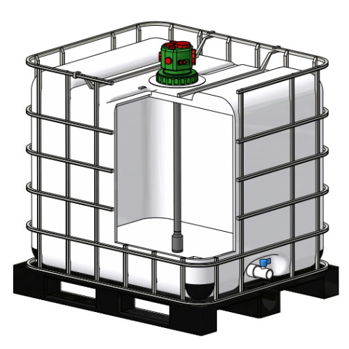 Sauglanze aus PVDF für MULTI FLEX BLOCK mit mit PTFE Kugel und FPM Dichtung